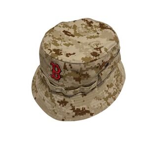 MLB Boston Red Rox Marine Corps Camouflage Bucket Hat